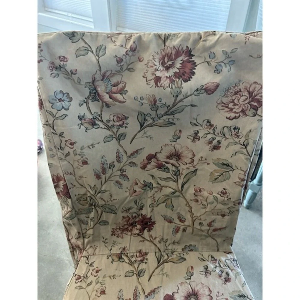 Pottery Barn Megan Sierra Floral Chair Slipcover 100%‎ Cotton VGUC